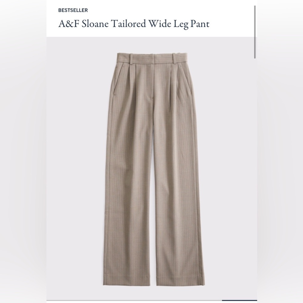 Abercrombie & Fitch Taupe Trousers